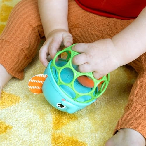 Bright Starts Oball Giggle Glow Elephant Peg Toy