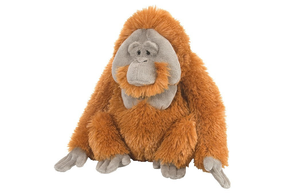 Cuddlekins Orangutan Male Plush Stuffed Animal by Wild Republic  Kid Gifts  Zoo Animals  12 Inches