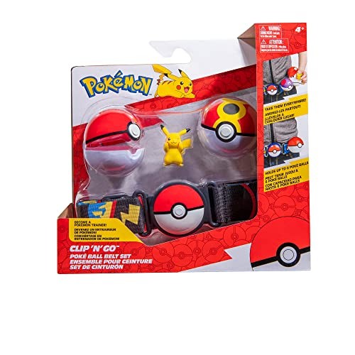 Pokemon Clip'n'go Poke Ball Belt Set (wave 1) - Pikachu