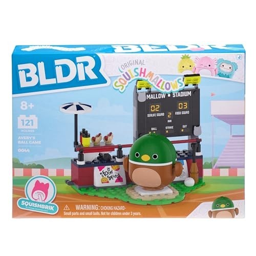 BLDR Squishmallows Building Set Avery's ball Game