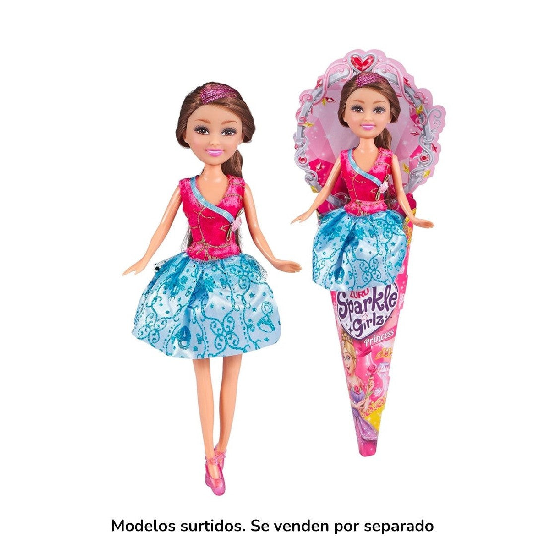 Sparkle Girlz Princess Cone Dolls 10inch (assorted)