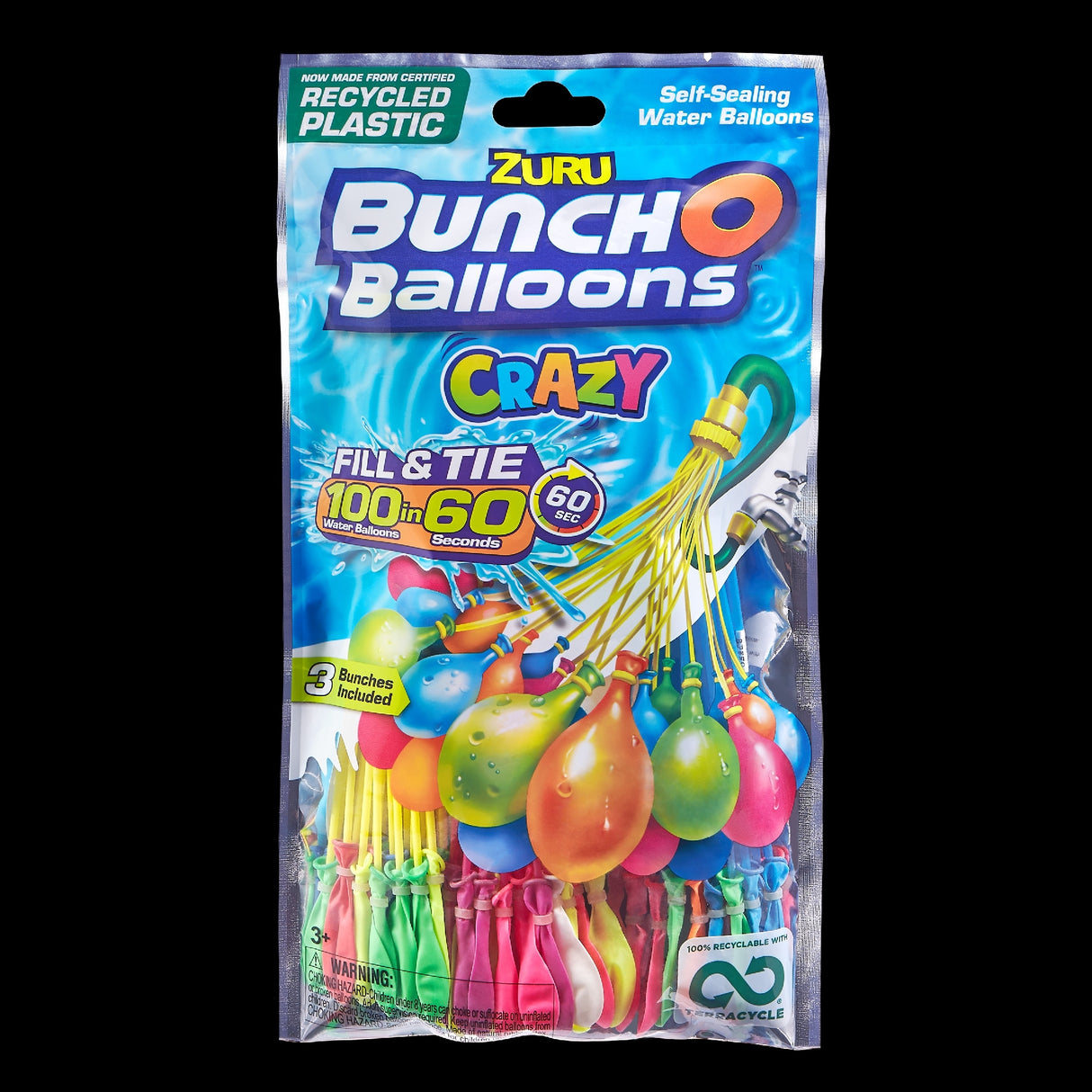 ZURU BUNCH O BALLOON - CRAZY RECYCLE 3PK