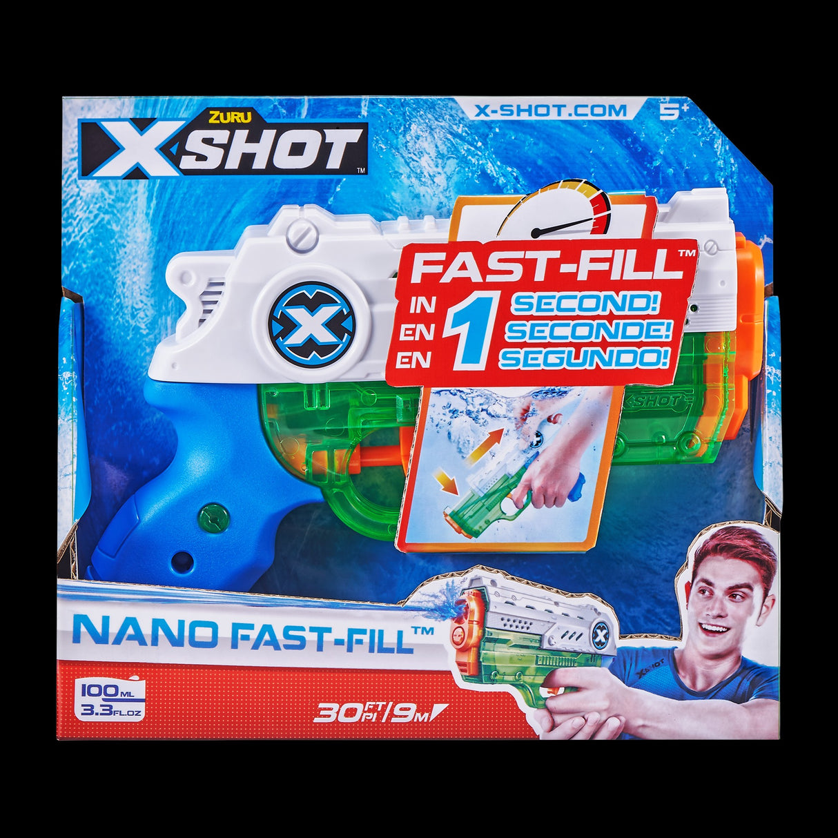 ZURU XSHOT FAST FILL WATER GUN - NANO