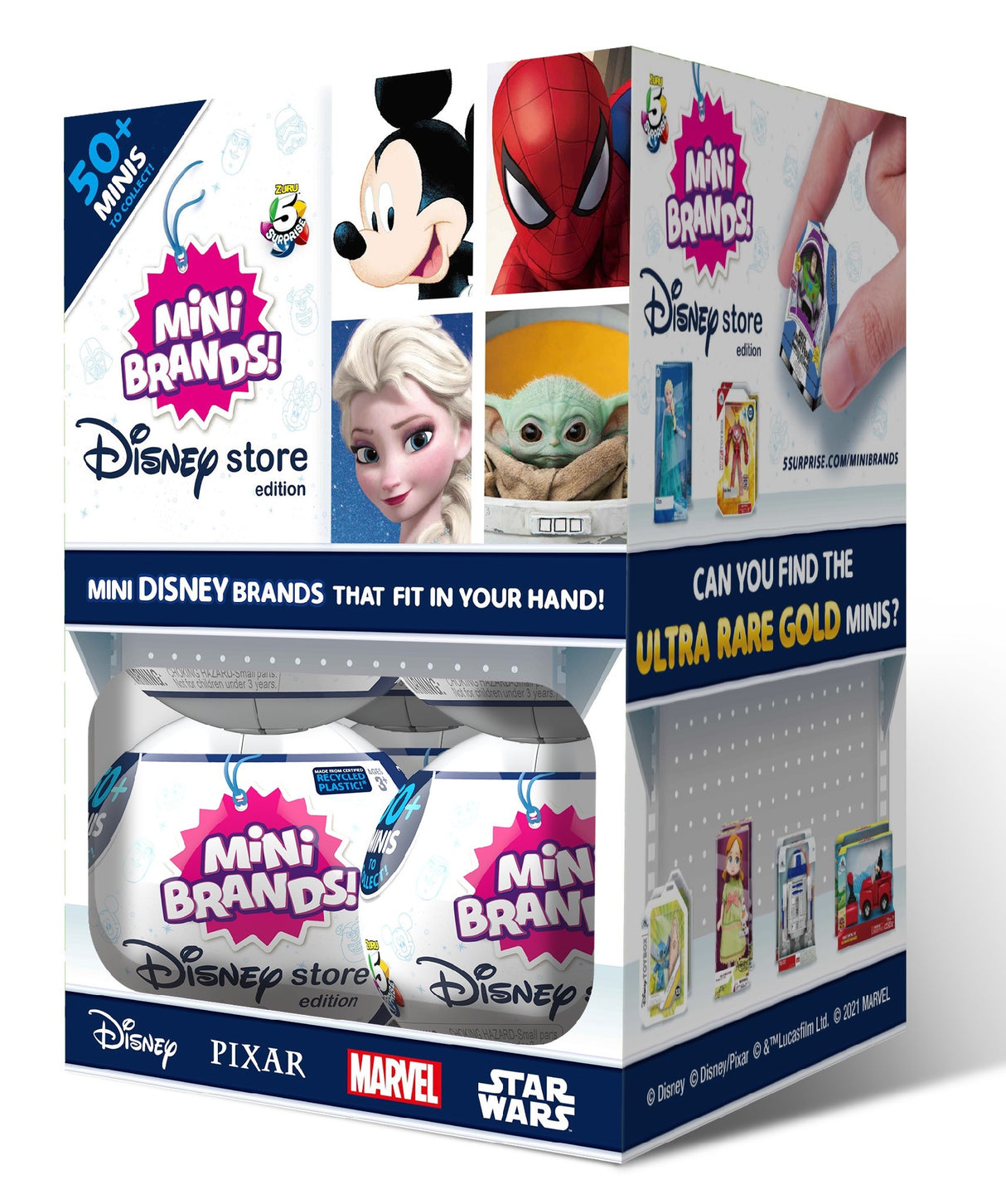 5 SURPRISE DISNEY STORE MINI BRANDS SERIES 1