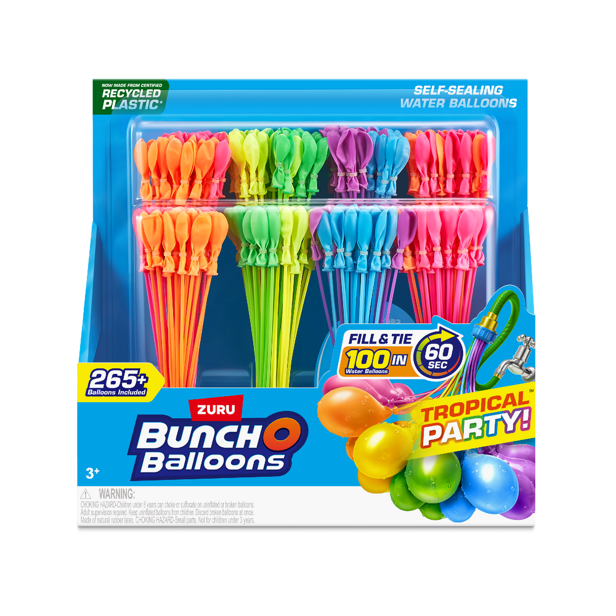 Bunch O Balloons 8-pack Tropical Party Water Balloons