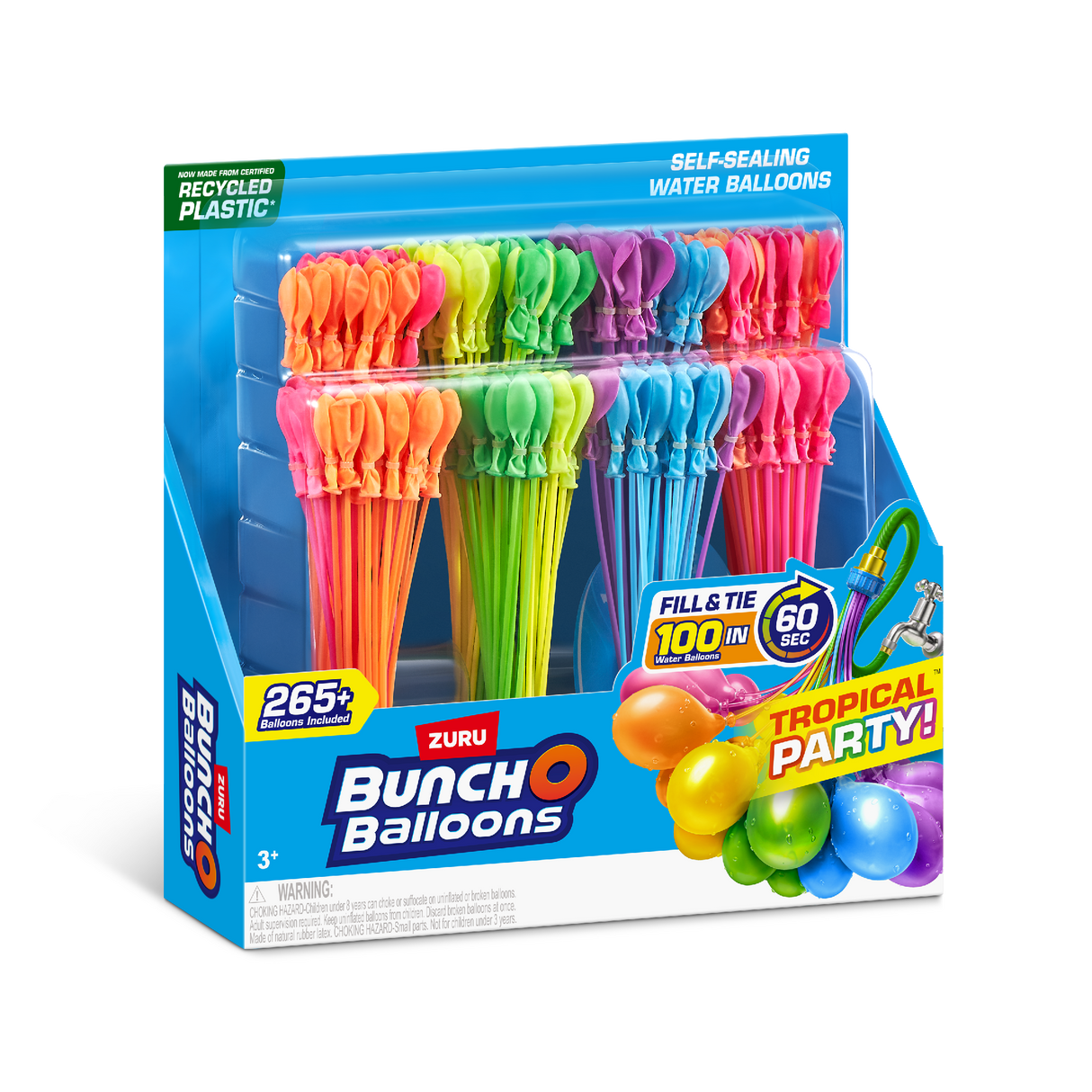 Bunch O Balloons 8-pack Tropical Party Water Balloons