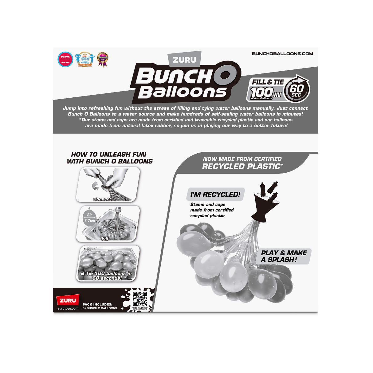 Bunch O Balloons 8-pack Tropical Party Water Balloons