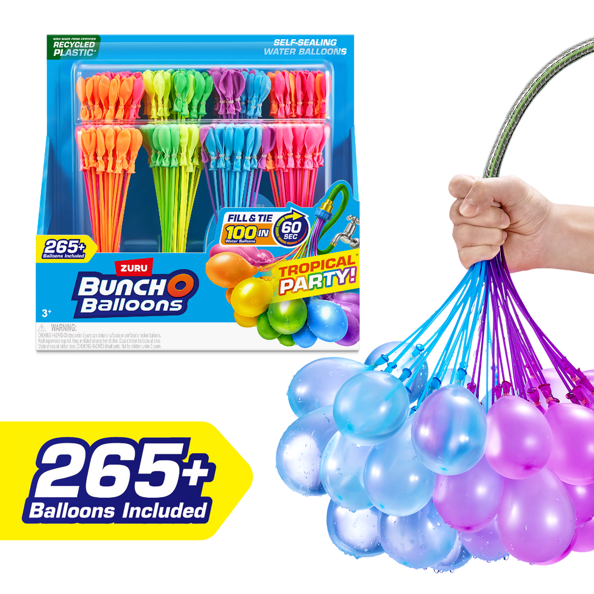 Bunch O Balloons 8-pack Tropical Party Water Balloons