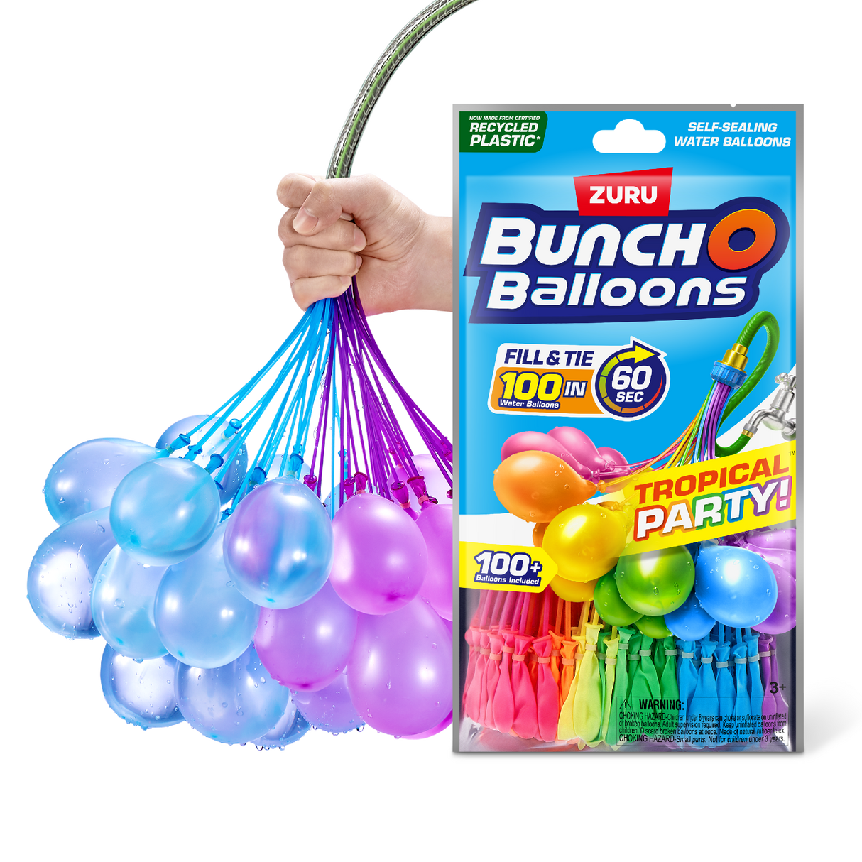 Zuru Bunch O Balloons Tropical Party 100 Water Balloons
