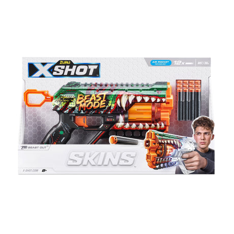 ZURU XSHOT SKINS GRIEFER ASSORTED - BEAST OUT