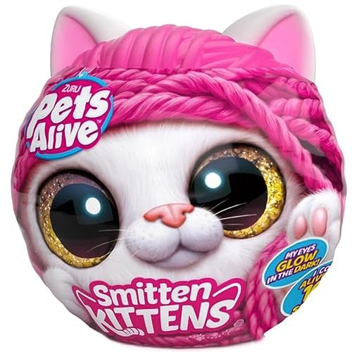 Zuru Pets Smitten Kitten's Interactive Plush Assorted
