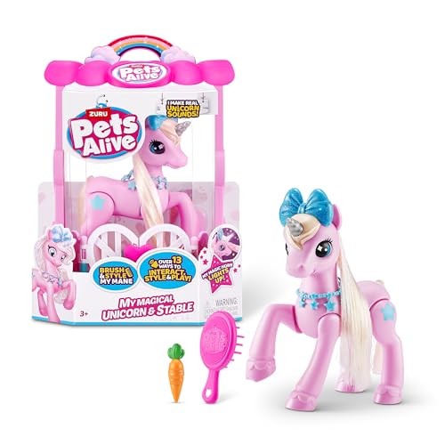 ZURU Pet's Alive Unicorn & Pony Playset assorted - Pink