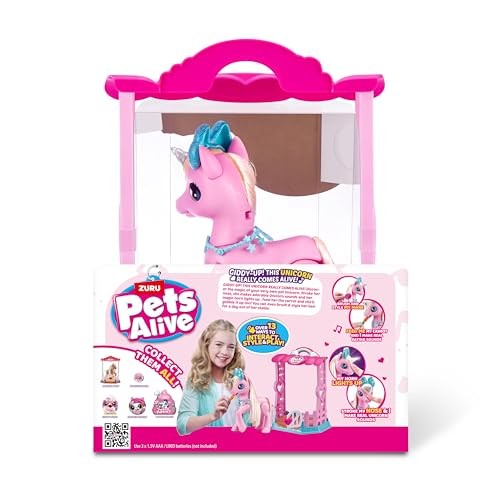 ZURU Pet's Alive Unicorn & Pony Playset assorted - Pink