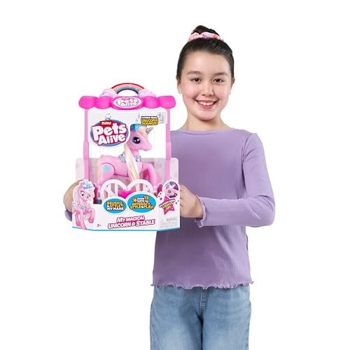 ZURU Pet's Alive Unicorn & Pony Playset assorted - Pink