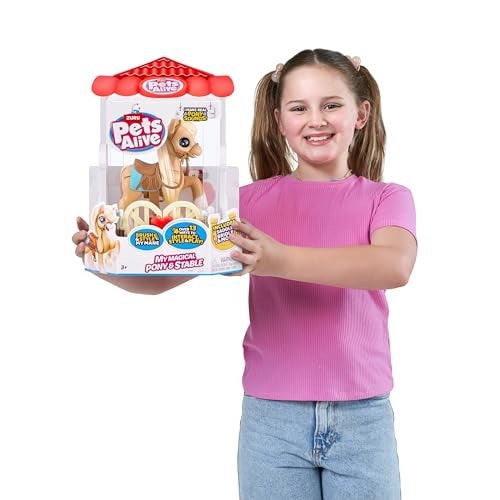 ZURU Pet's Alive Unicorn & Pony Playset assorted - Red