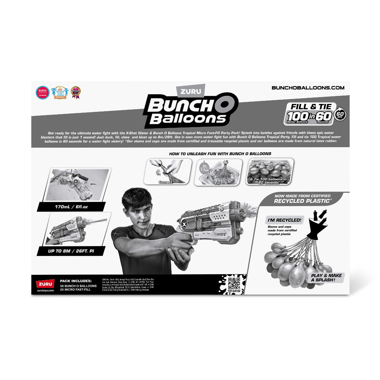 Zuru Xshot Fast Fill Micro 2 Pack With 3pk Bunch O Balloons