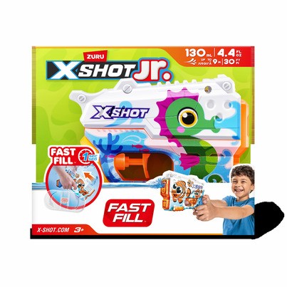 Zuru Xshot Fast Fill Skins - Junior Blaster Seahorse