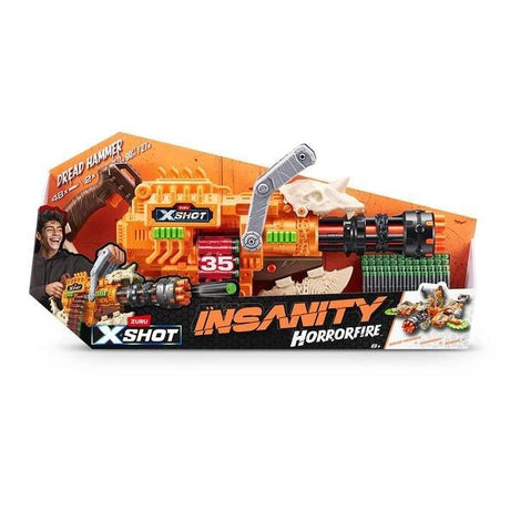Zuru XSHOT Horror Fire Dread Hammer with 48 Darts