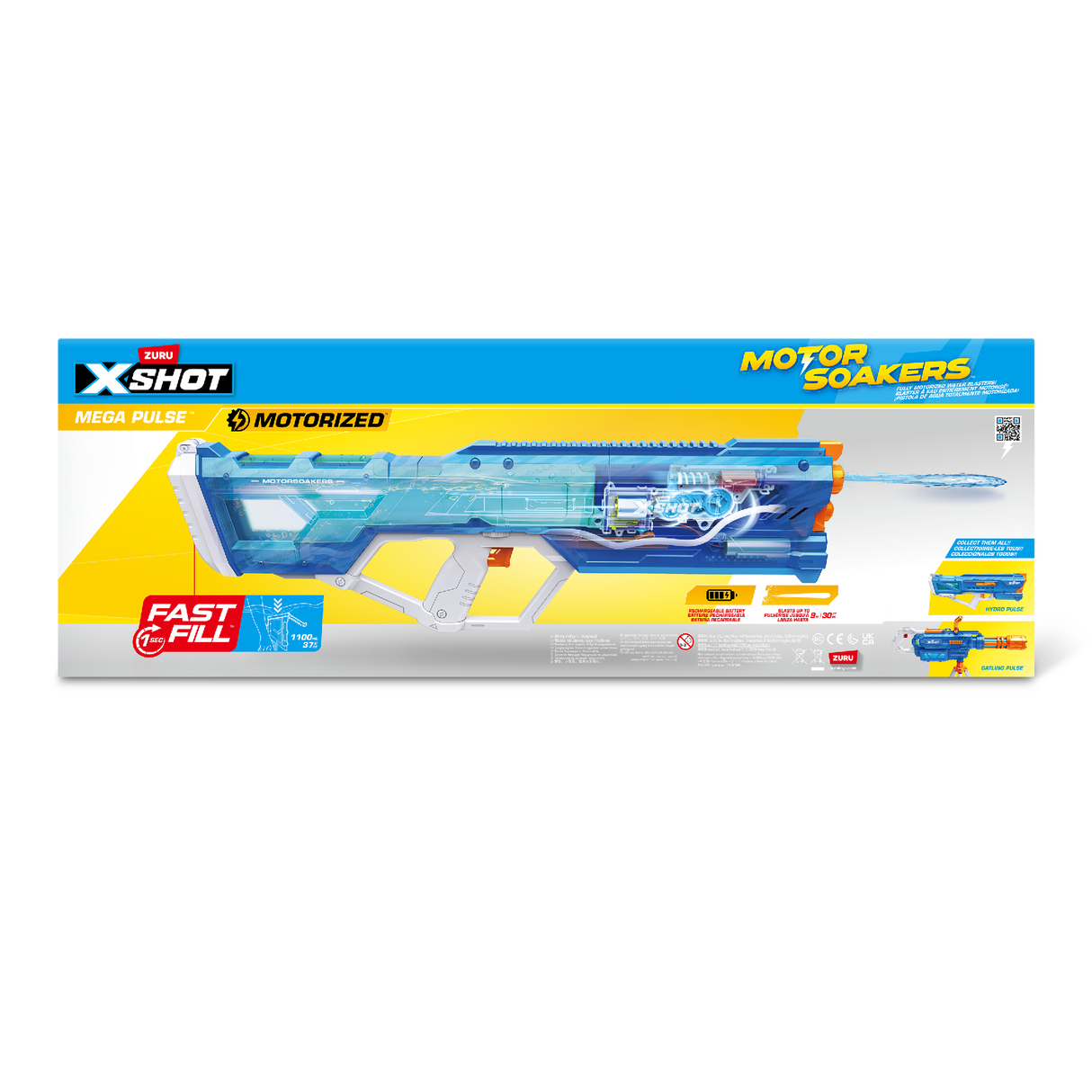 Zuru Xshot Fast Fill Motor Soakers - Mega Pulse
