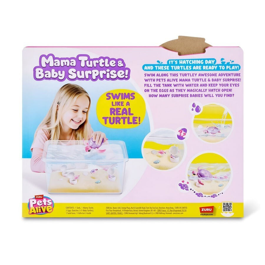 ZURU Pet's Alive Mama Turtle Surprise Playset