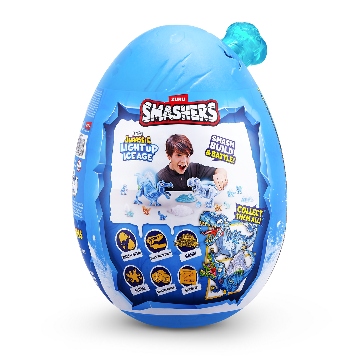 Zuru Smashers Dino Ice Age Light-Up Mega Egg