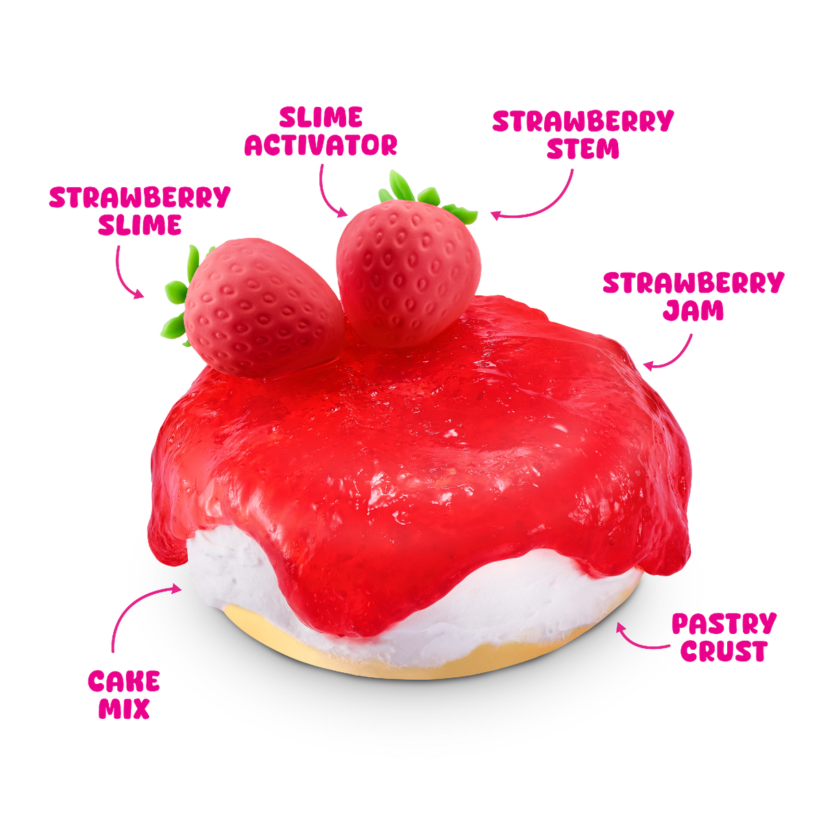 ZURU Slime Mart - Small Shopping Bag Series 1 - Strawberry Cheese Cake