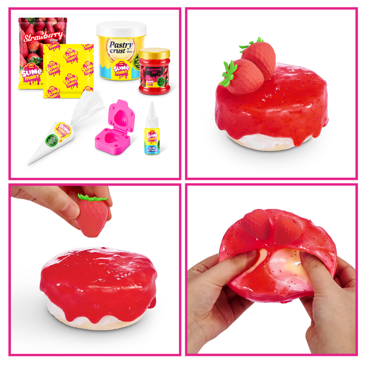 ZURU Slime Mart - Small Shopping Bag Series 1 - Strawberry Cheese Cake