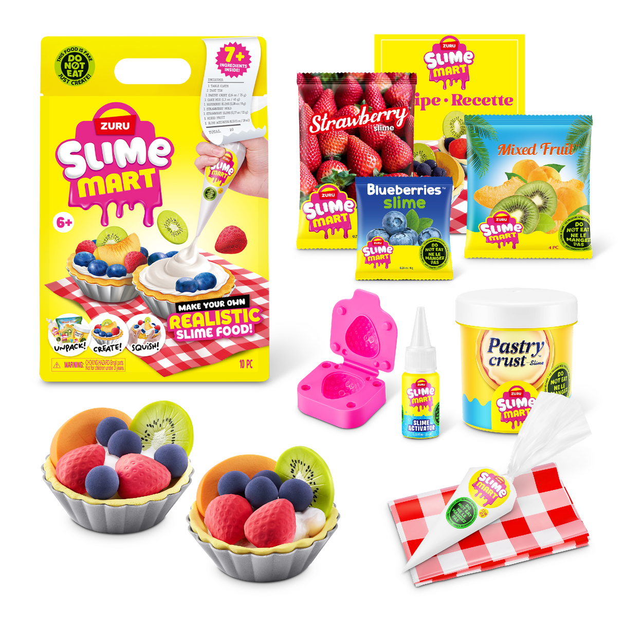 ZURU Slime Mart - Small Shopping Bag Series 1 - Fruit Tart