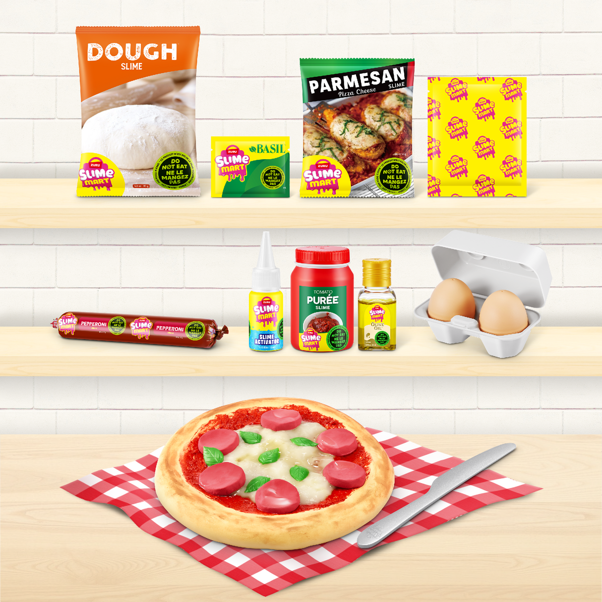 ZURU Slime Mart - Shopping Basket Series 1 - Pizza