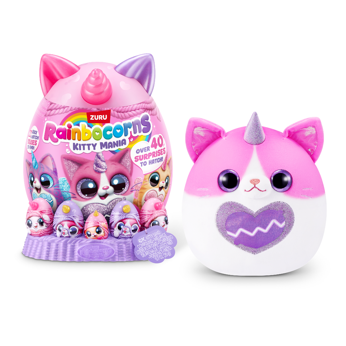 ZURU Rainbocorns Eggzania Kittymania