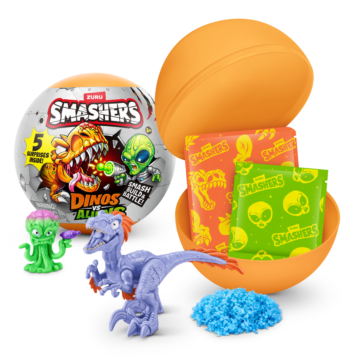 ZURU Smashers Dinos vs Aliens Planet Capsule