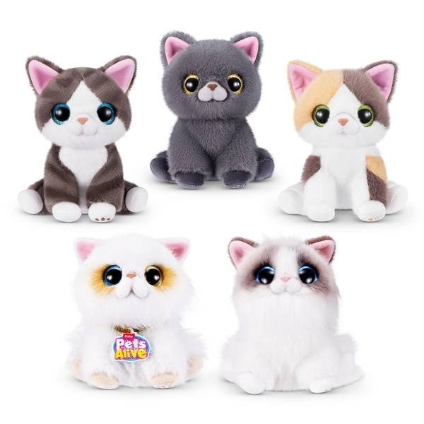 Zuru Pets Alive Smitten Kittens Series 2 Cat Interactive Plush Toy