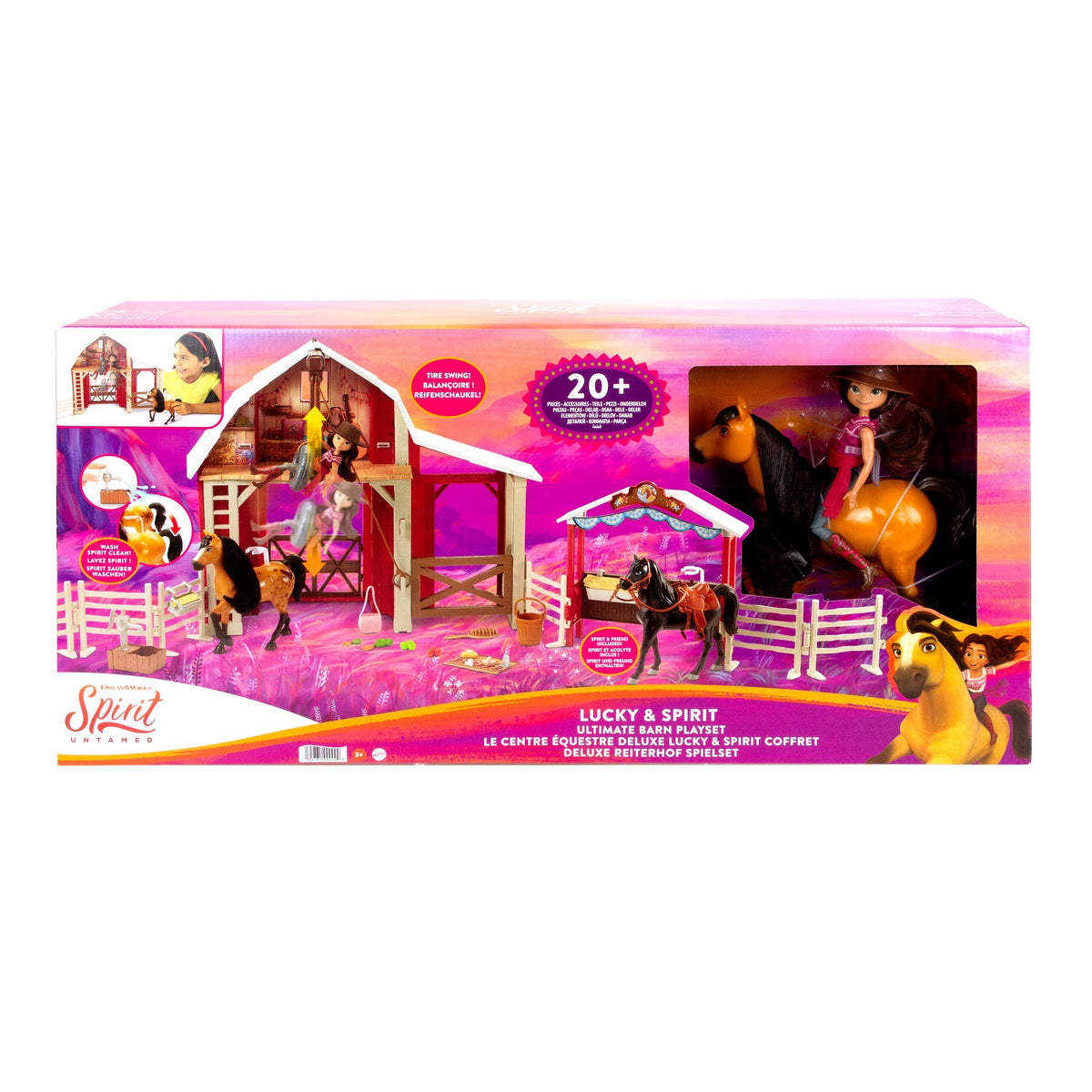 Spirit Untamed Lucky & Spirit Ultimate Barn Playset