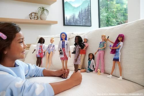 Barbie Scientist Doll, 4 Piece Set - Multi