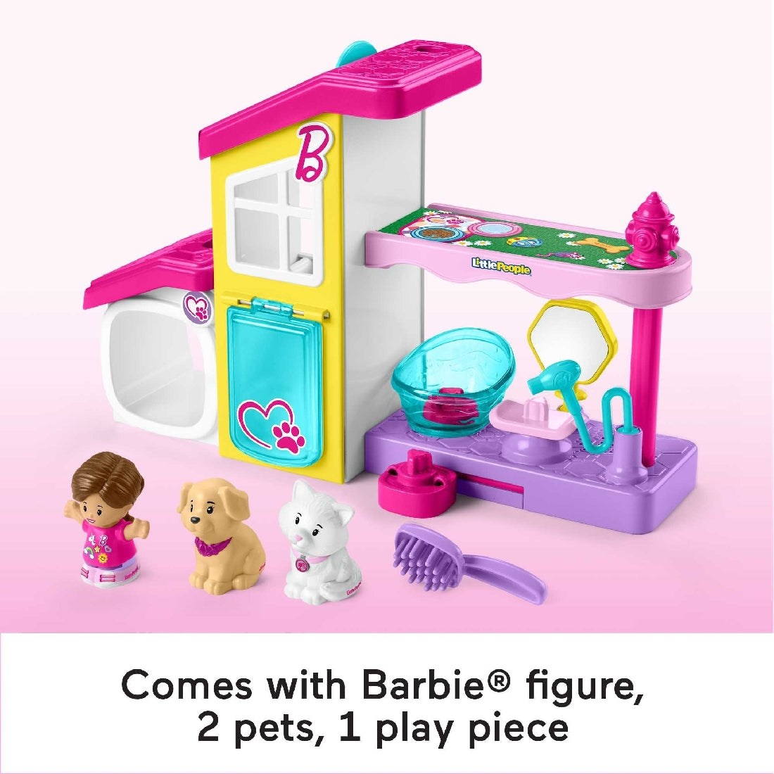 Fisher-price Little People Barbie Play And Care Pet Spa