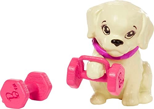 Barbie Wellness Workout Outfit Roller Skates and Tennis with Puppy