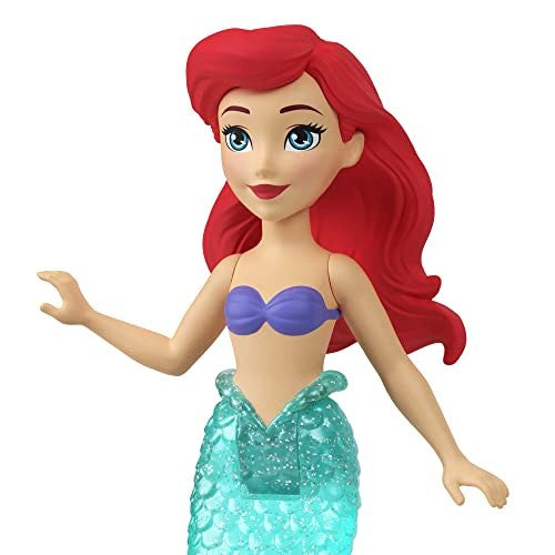 Disney Princess Small Doll Princess Party with 6 Posable Dolls and 13 Tea Time Accessories
