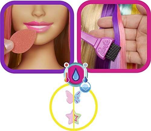 Barbie Neon Rainbow Deluxe Styling Head - Blonde