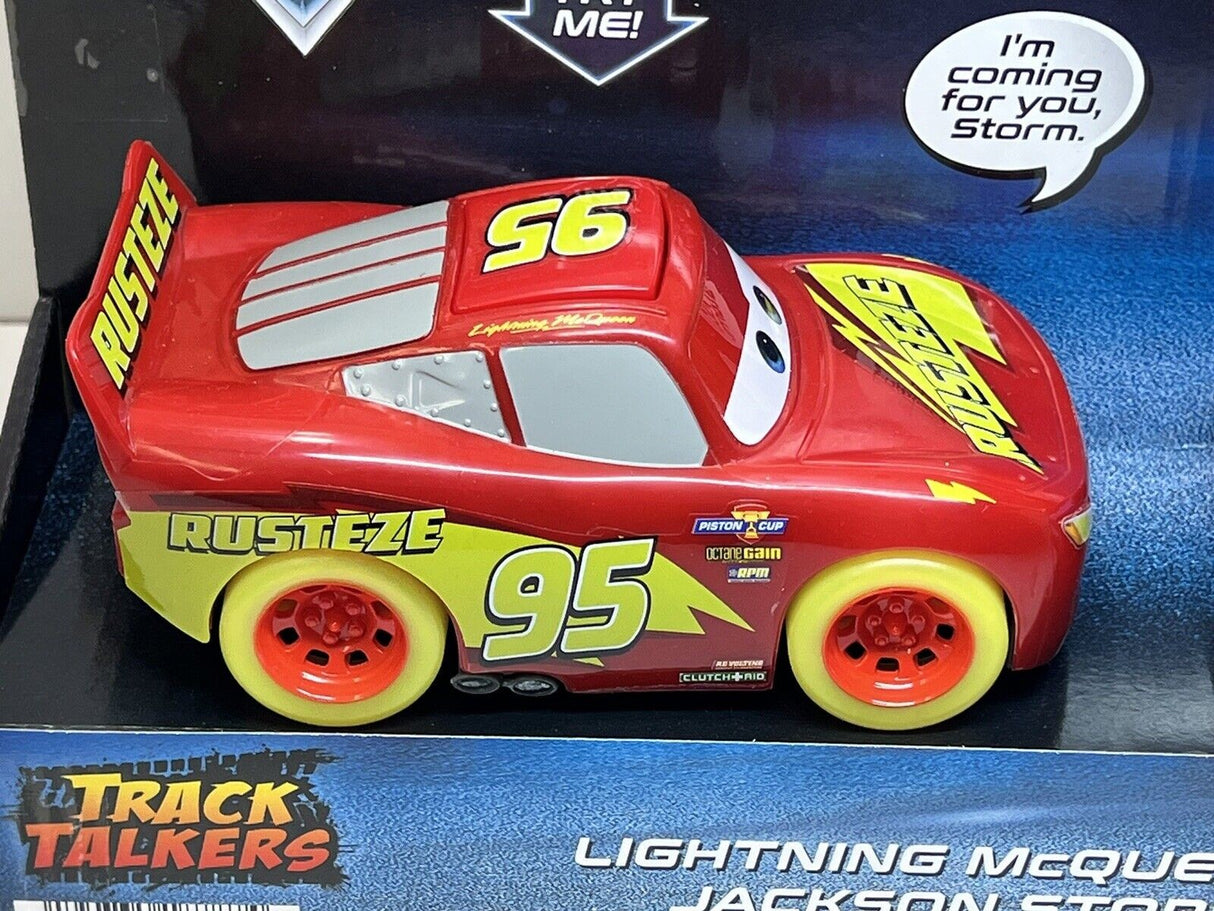 Disney / Pixar Cars Glow Racers Lighting McQueen & Jackson Storm Vehicle 2-Pack (Glow-in-the-Dark)