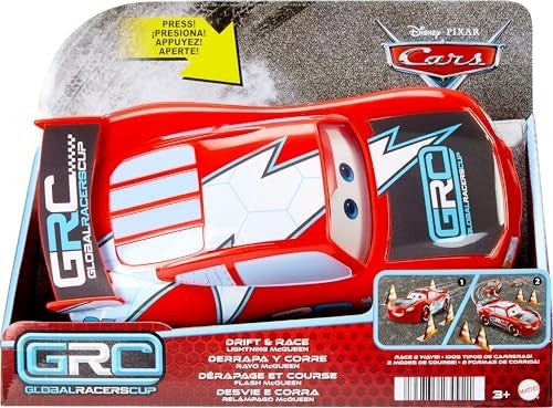 Disney and Pixar Cars Lightning McQueen Global Racers Cup Drift & Race Car
