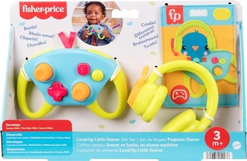 Fisher-price Level-up Little Gamer Gift Set For Infants Ages 3+ Months
