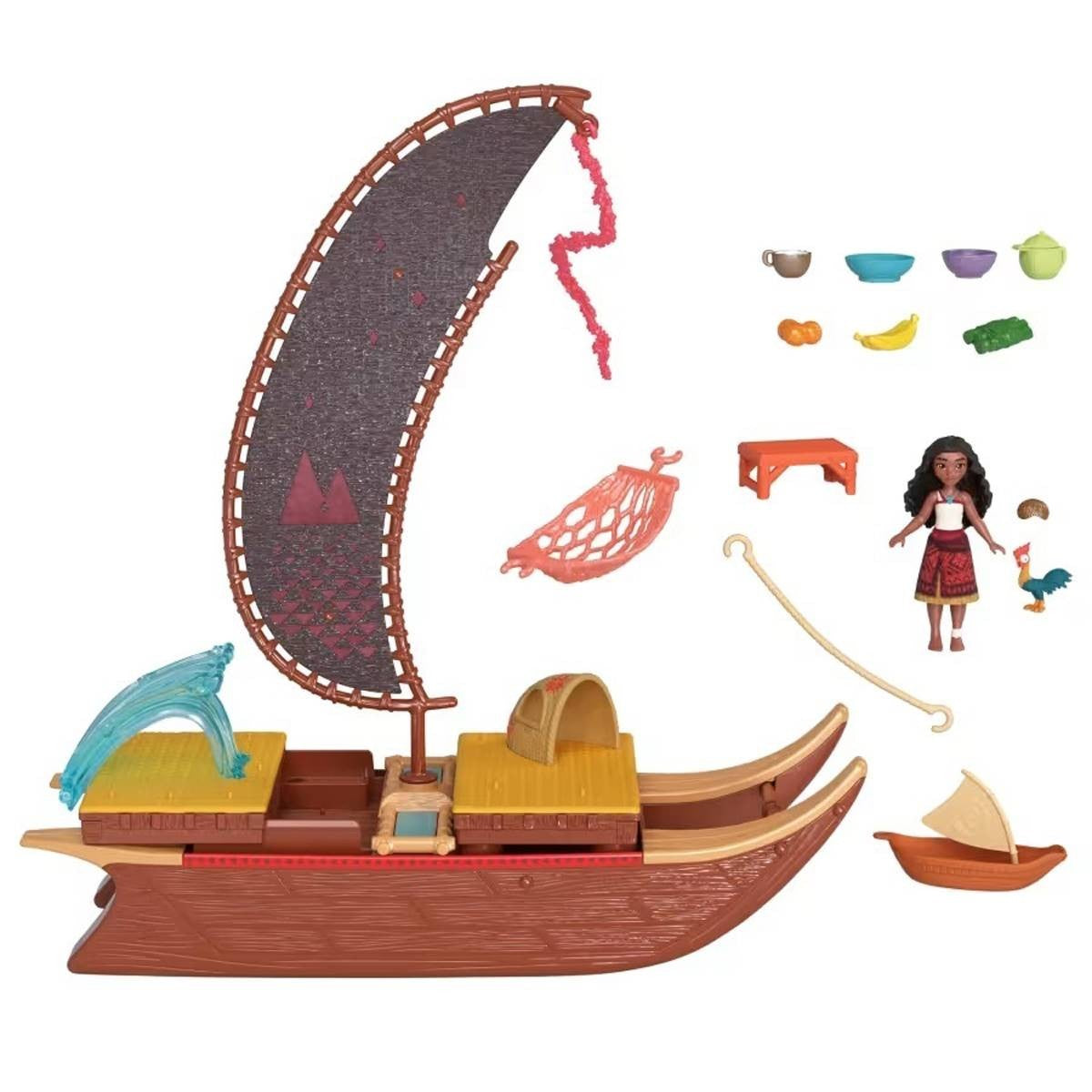 Disney Princess Moana 2 Adventure Canoe Playset