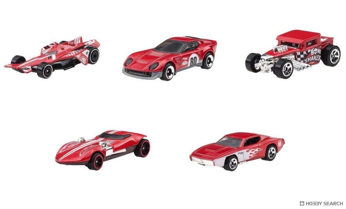Hot Wheels Mattel 80th Core Die-Cast 5 Pack
