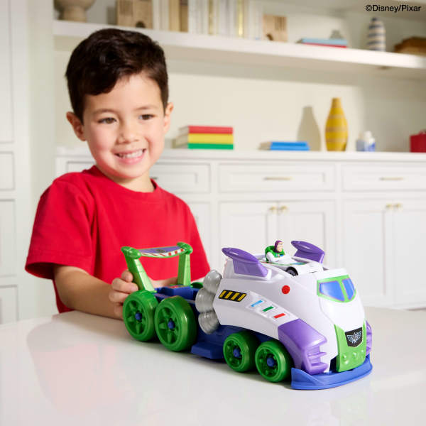 Hotwheels Superstar Speeders Hi-Tech Buzz Lightyear Launcher