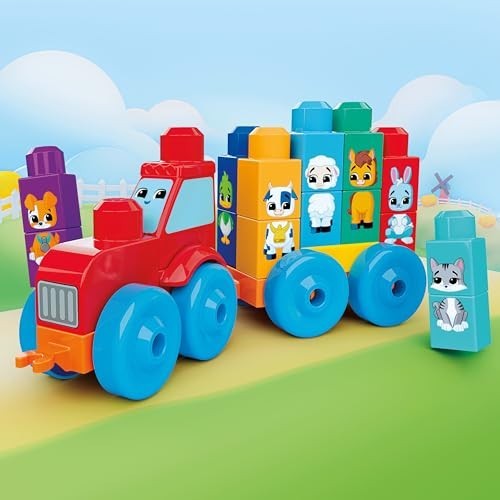 Mega Bloks Build & Match Animal Tractor
