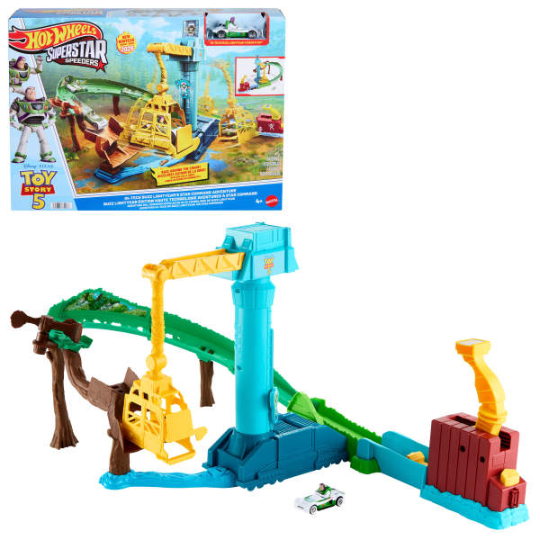 Hot Wheels Superstar Speeders - Hi-Tech Buzz Lightyear'S Star Command Adventure