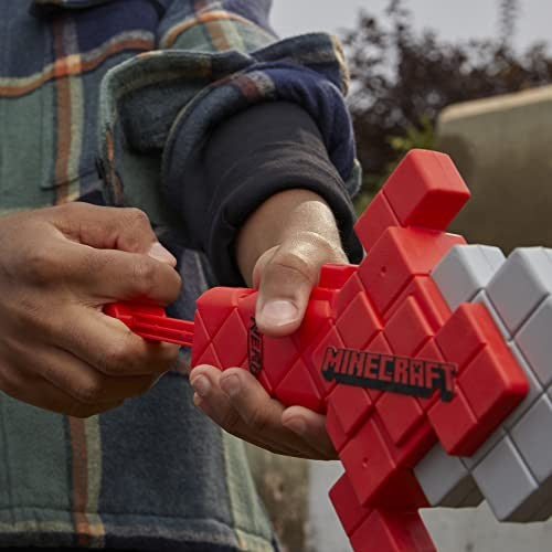 Nerf Minecraft Heartstealer Sword 4 Nerf Elite Foam Darts Foam Blade Dart Blaster
