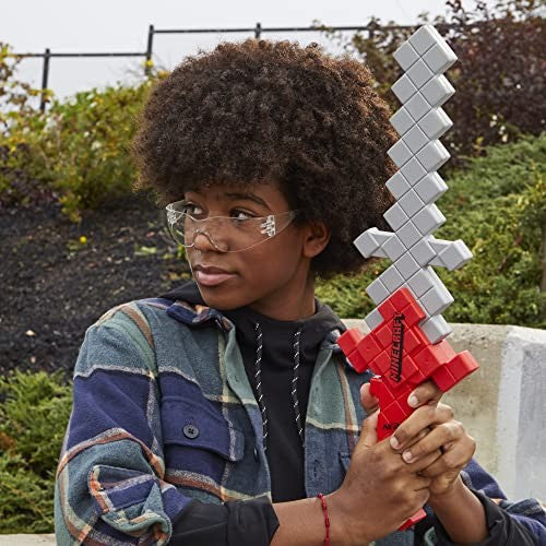 Nerf Minecraft Heartstealer Sword 4 Nerf Elite Foam Darts Foam Blade Dart Blaster