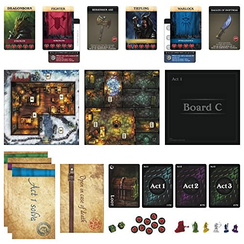 Dungeons & Dragons: Bedlam In Neverwinter Game D&d Escape Room Game Ages 12+