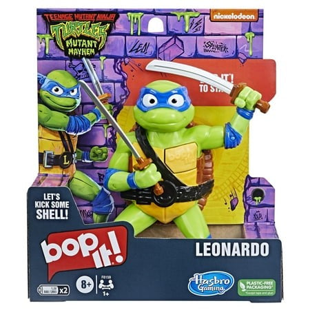 Bop It! Teenage Mutant Ninja Turtles Leonardo Edition Game 1 Or More Players Ages 8+